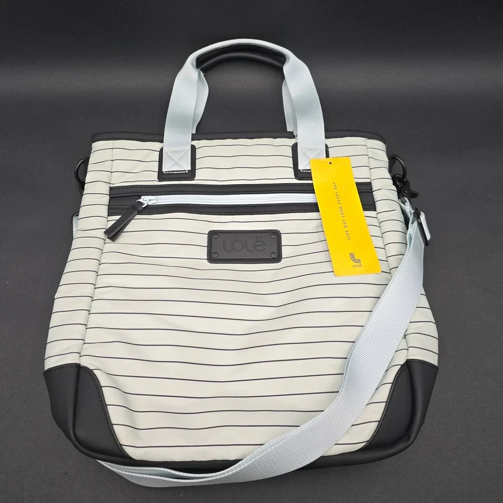 Lole Mini Lily 3-in-1 Tote Backpack Crossbody Bag Lantern Glow Stripe LAW0736